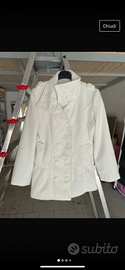 Cappotto bianco invernale donna