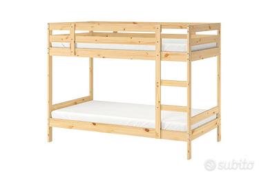Letto a castello Ikea MYDAL - pino - già smontato