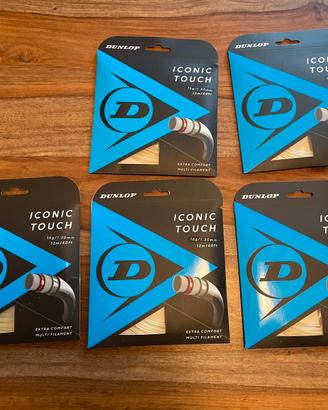 Corde tennis Dunlop Iconic Touch 1.30