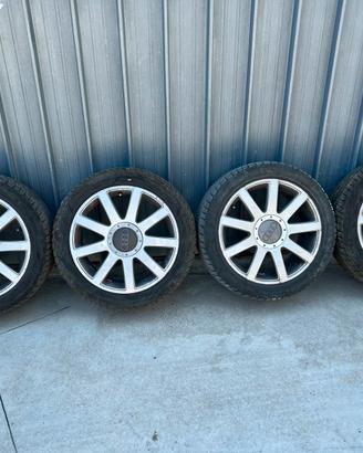 Cerchi e gomme invernali audi 5x112