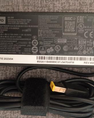 Alimentatore Lenovo 65w