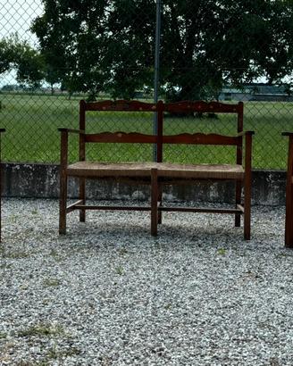 Salottino in legno inizio Novecento