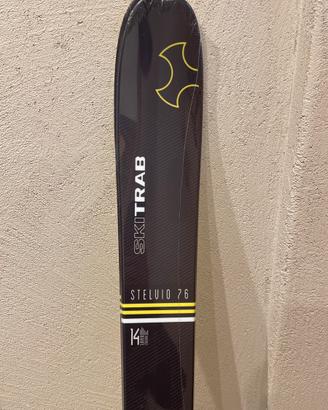 SKI TRAB SCI STELVIO76 cm 171 ATTACCO E PELLI