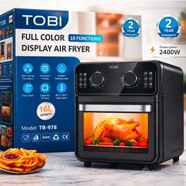 friggitrice ad aria 16 litri Forno 10 funzioni 
