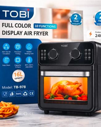 friggitrice ad aria 16 litri Forno 10 funzioni 