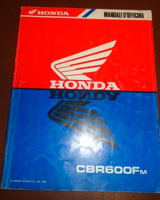 CBR600F 1991 manuale officina manutenzione Honda