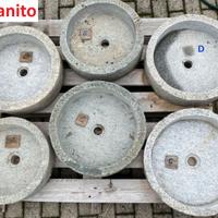 Vasca lavello lavabo rustica in pietra granito