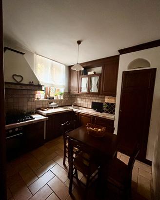 Cucina in finta muratura