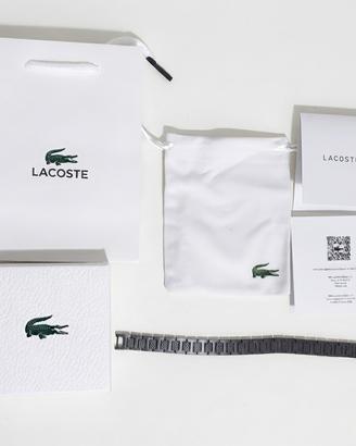 Bracciale lacoste nero nuovo con cartellino