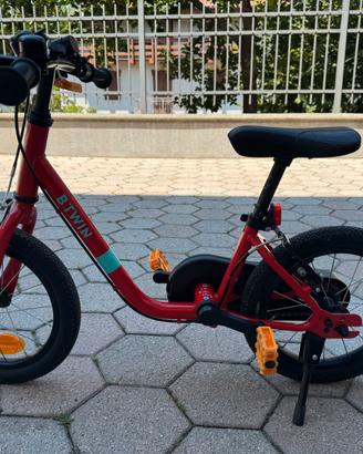 BTWIN Bici bambino 2 in 1 3-5 anni DISCOVER 500