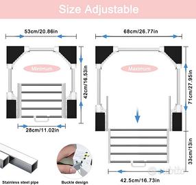 PORTA ASCIUGATRICE / LAVATRICE UNIVERSALE