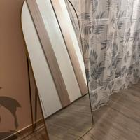 Specchio dorato da terra