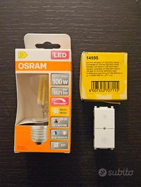 Dimmer smart Vimar Plana + lampadina LED Osram