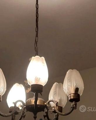 N. 2 lampadari vintage 