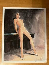 Milo Manara – Stampa Il Gioco -  Biliardo Grande