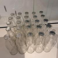 25 bottiglie di vetro da 1l
