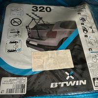 PORTABICI DA PORTELLONE 320 3 BICI B'TWIN - nuovo
