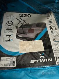 PORTABICI DA PORTELLONE 320 3 BICI B'TWIN - nuovo