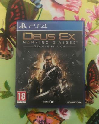Videogioco Deus Ex Mankind Divided Ps4 nuovo