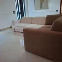Divano (con letto) angolare in stoffa