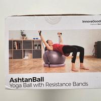 palla da yoga con fasce elastiche