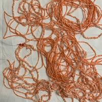 Corallo in fili oer collane