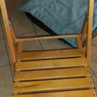Sedia pieghevole in legno