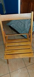 Sedia pieghevole in legno