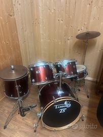 Batteria completa Tamburo 75 + sgabello e piatti