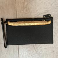 Pochette nera e oro