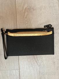 Pochette nera e oro