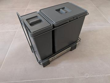 Pattumiera differenziata estraibile base cucina