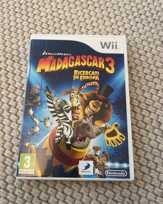 VIDEOGIOCO MADAGASCAR 3 NINTENDO Wii