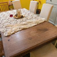 tavolo antico in legno massello 