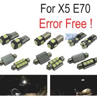 KIT 21 LAMPADE LED INTERNE BMW X5 E70 07-13