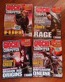 Lotto 4 riviste Giochi per il Mio Computer 2009