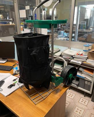 Carrello multifunzione raccogli foglie