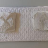 Materasso sfoderabile con 2 coprimaterasso