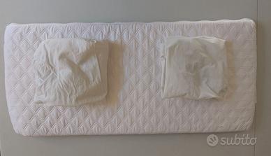 Materasso sfoderabile con 2 coprimaterasso