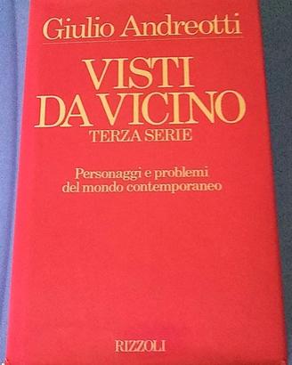 Libro "Visti da vicino" di Giulio Andreotti