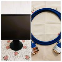 🟥PREZZO😱SUPER COMBO⭐MONITOR NEC⭐CAVO DVI PREMIUM
