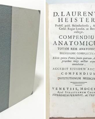 COMPENDIUM ANATOMICUM TOTAM ... 1749