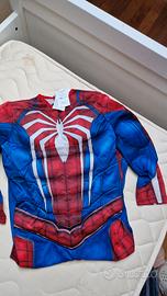 travestimento spiderman 6-8 anni