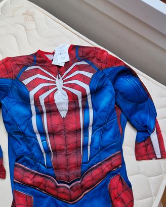 travestimento spiderman 6-8 anni