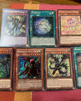 Carte yu gi oh 4 secret + 3 super rare