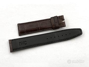 IWC Cinturino Pelle Alligatore Marrone 20/18 mm