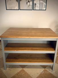 Isola da Cucina IKEA TORNVIKEN Grigio 126x77 cm