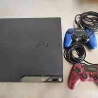 SONY PS3 Slim e 1 gioco + 2 controller