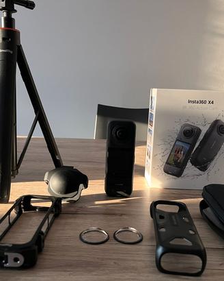 Insta360 x4 più kit accessori smallRig