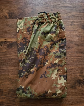 Pantaloni Impermeabili Mimetici Vegetato taglia 46